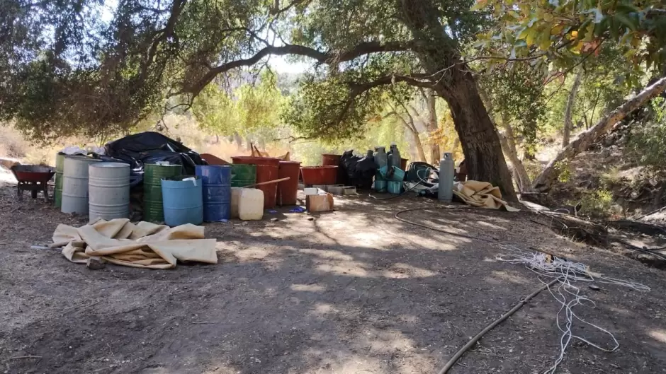 Ej�rcito Mexicano asegura laboratorio clandestino en Ensenada