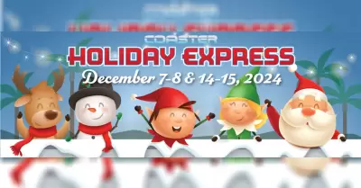 �El Expreso Navide�o COASTER 2024 Est� Llegando a la Ciudad!