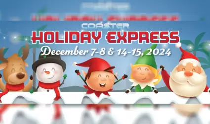 �El Expreso Navide�o COASTER 2024 Est� Llegando a la Ciudad!