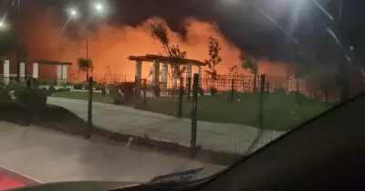 Incendio en Vi�as del Mar alarm� a vecinos cercanos