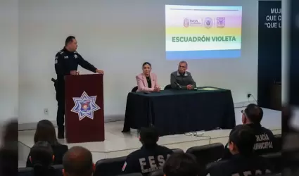 Elementos de la Polic�a Municipal se preparan para formar parte del "Escuadr�n V