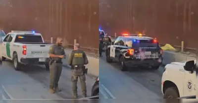 Migrante result� herido al caer del muro fronterizo en intento de cruce a EE.UU.