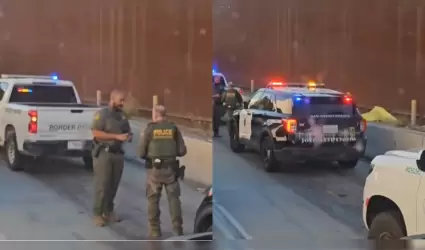Migrante result� herido al caer del muro fronterizo en intento de cruce a EE.UU.