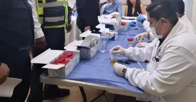Ex�menes antidoping a polic�as