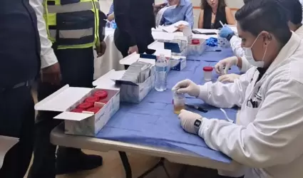 Ex�menes antidoping a polic�as
