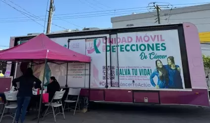 Nueva ubicaci�n de la unidad m�vil para la detecci�n oportuna del c�ncer en la m