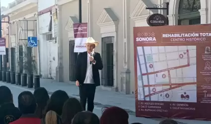 Entrega de primera fase de rehabilitaci�n de calles en el centro hist�rico