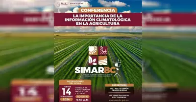 Invita SADERBC a conferencia sobre la importancia de la informaci�n climatol�gic