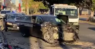 Conductor en presunto estado de ebriedad