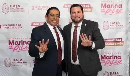 Asiste alcalde Ismael Burgue�o al tercer informe de la gobernadora Marina del Pi