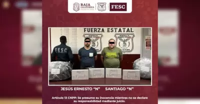 FESC y Sedena aseguran a hombres en posesi�n de armas y m�s de 15 kg de marihuan