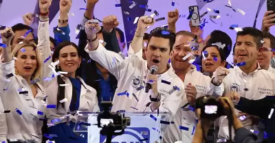 El candidato a la presidencia del partido acci�n nacional Jorge Romero se declar