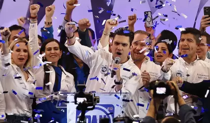 El candidato a la presidencia del partido acci�n nacional Jorge Romero se declar