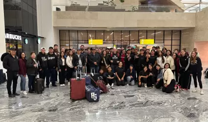 Acuden 130 estudiantes del CECyTE BC a encuentro nacional deportivo