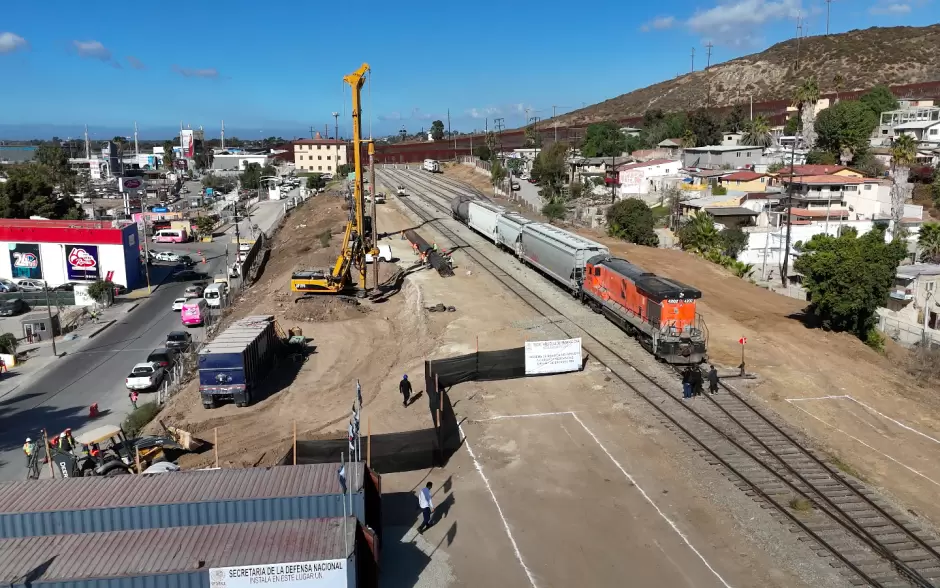 Inician obras y operaci�n de aduana de exportaci�n ferroviaria por Tijuana