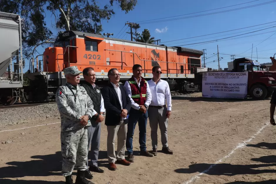 Inician obras y operaci�n de aduana de exportaci�n ferroviaria por Tijuana