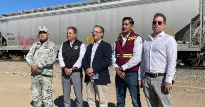 Obras para exportaci�n de carga ferroviaria en Tijuana
