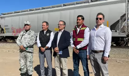 Obras para exportaci�n de carga ferroviaria en Tijuana