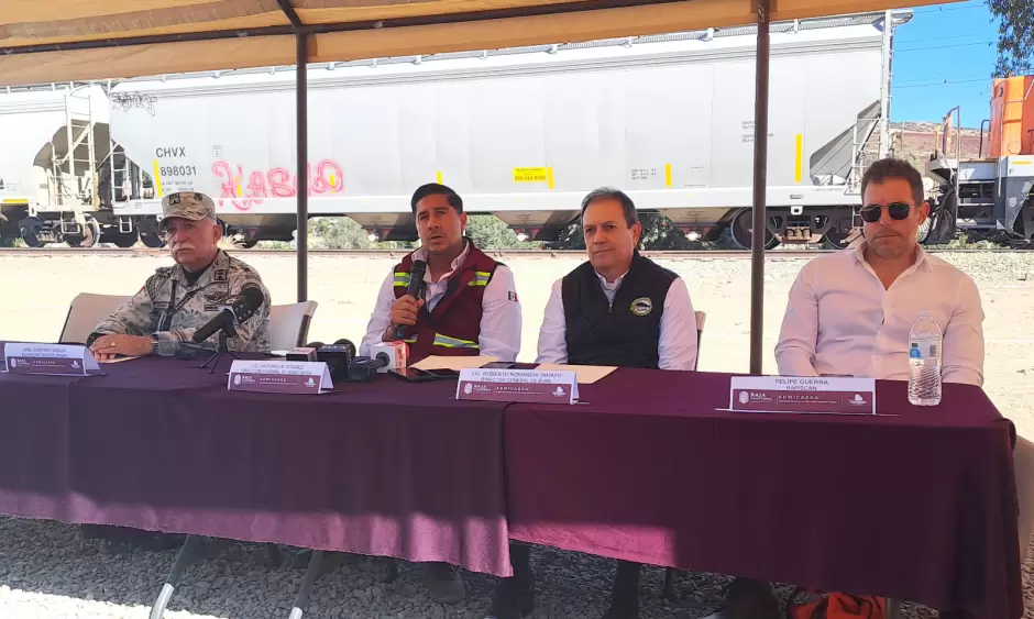 Obras para exportaci�n de carga ferroviaria en Tijuana
