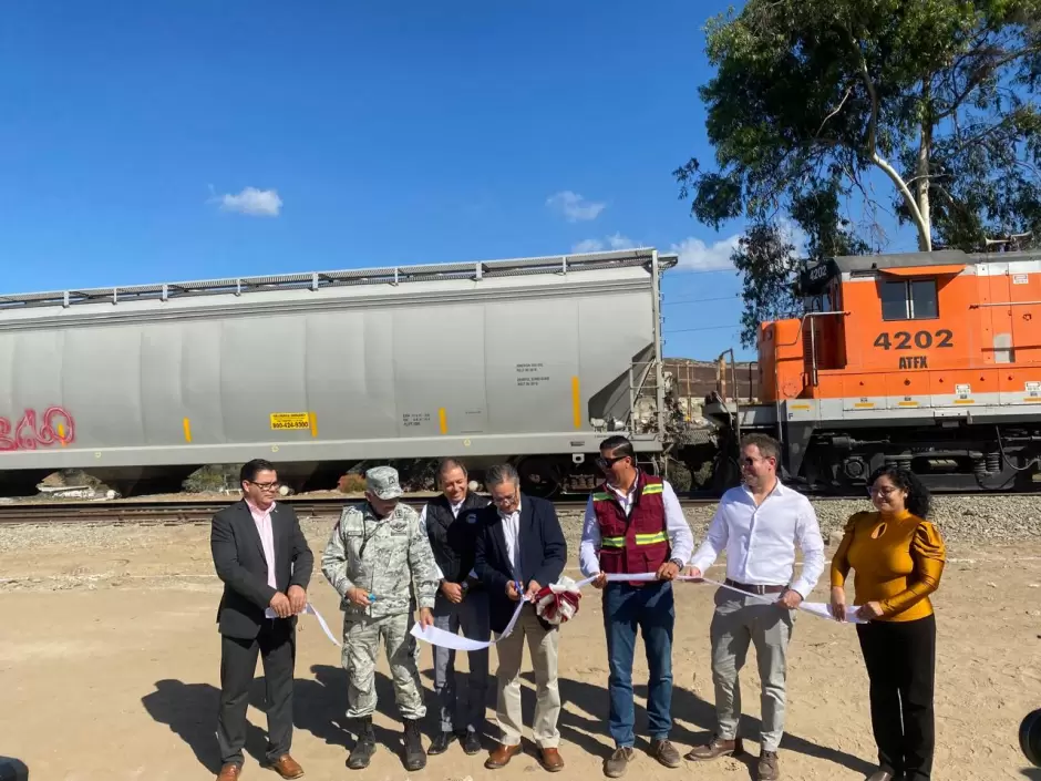 Obras para exportaci�n de carga ferroviaria en Tijuana