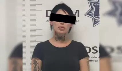 Detienen a mujer por lesiones en ri�a