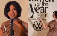 �ngela Aguilar recibe su premio a "La Mujer del A�o"