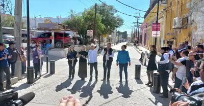 Inauguran la modernizaci�n de calles en el centro hist�rico