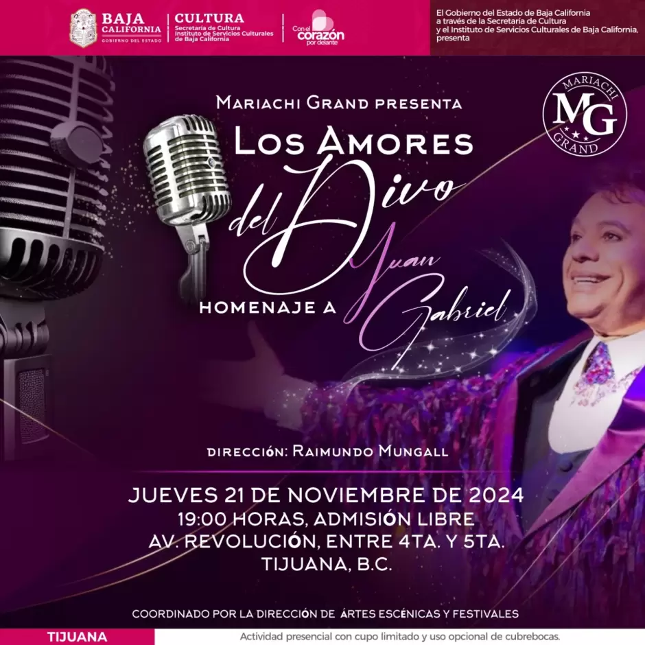 Celebran a Juan Gabriel con homenaje en Avenida Revoluci�n para conmemorar el D�a Internacional del M�sico