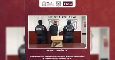 Detenido con arma corta y 11 cartuchos �tiles