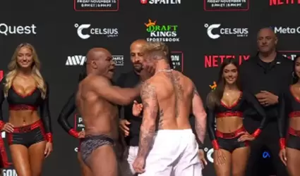 Mike Tyson golpe� a Jake Paul