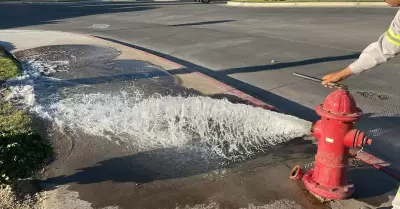 CESPM realiza maniobras para normalizar presi�n en el suministro de agua potable