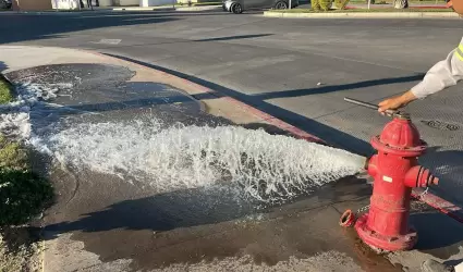 CESPM realiza maniobras para normalizar presi�n en el suministro de agua potable