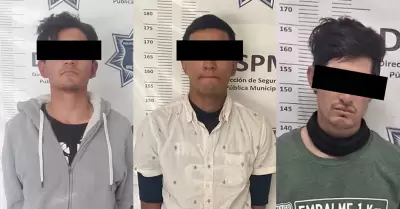 Hombres relacionados en m�ltiples robos violentos a tiendas de autoservicio