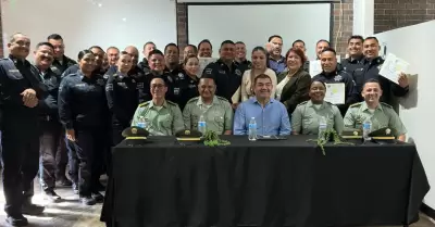 Curso de b�squeda y rescate en desastres naturales impartido por la Polic�a Naci