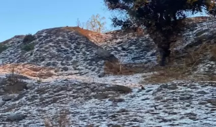 Ca�da de granizo y descenso en la temperatura