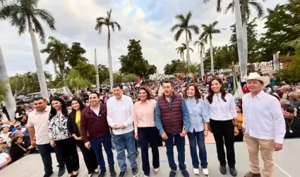 Encabezan Fern�ndez Noro�a y Javier Lamarque asamblea informativa en Cajeme