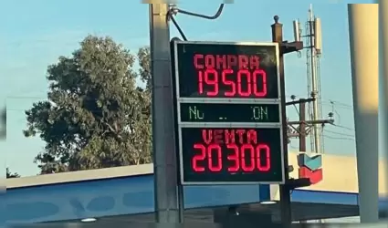 D�lar se cotiz� en 20.30 en Tijuana; presupuesto federal estim� un tipo de cambi