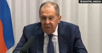 Sergu�i Lavrov, ministro de Exteriores ruso.