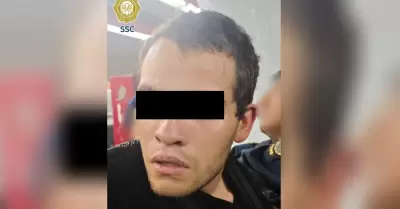 Sujeto que atac� a usuarios del Metro en la Ciudad de M�xico