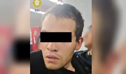 Sujeto que atac� a usuarios del Metro en la Ciudad de M�xico