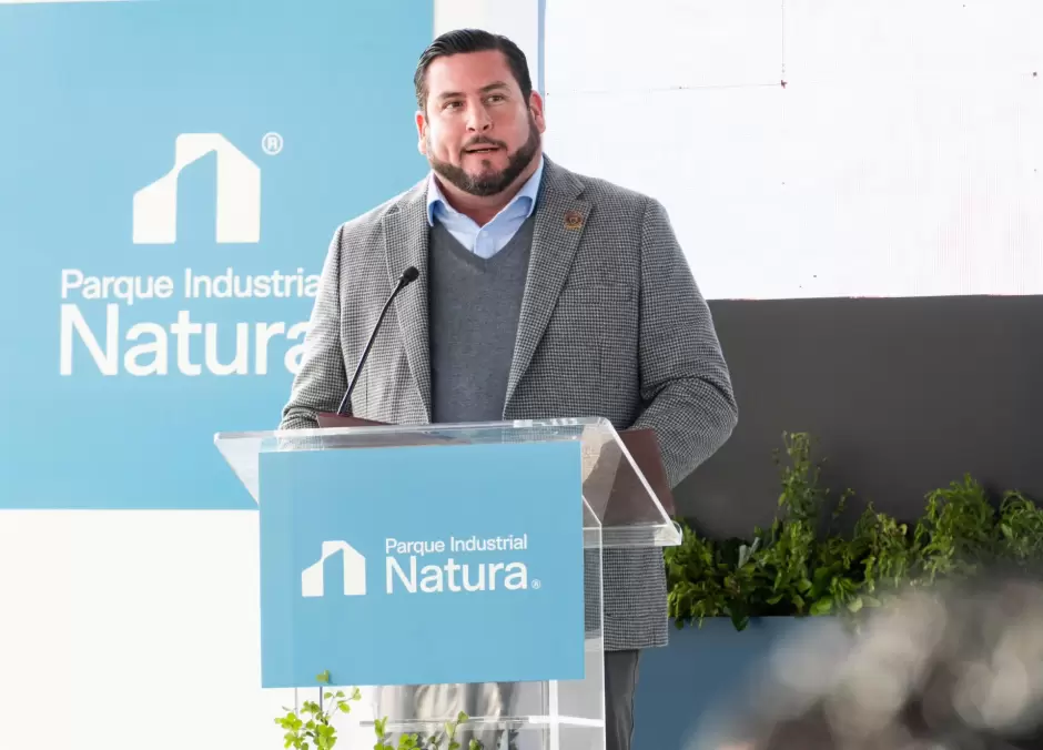 Ismael Burgue�o Ruiz, en presentaci�n del "Parque Industrial Natura"