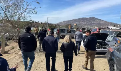 Realizan operativo conjunto en chatarrer�as