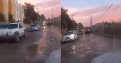 Denuncian afectaciones en la avenida Garc�a tras lluvias