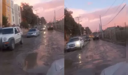 Denuncian afectaciones en la avenida Garc�a tras lluvias
