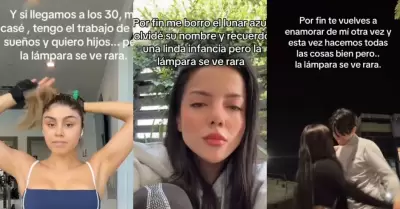 La l�mpara se ve rara
