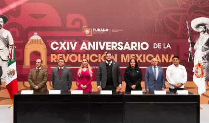Conmemora el XXV Ayuntamiento de Tijuana el 114 aniversario de la revoluci�n mex