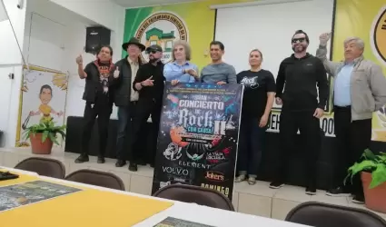 Invitan a segunda edici�n del concierto Rock con Causa