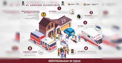 Alertan por inhalaci�n e intoxicaci�n de mon�xido de carbono