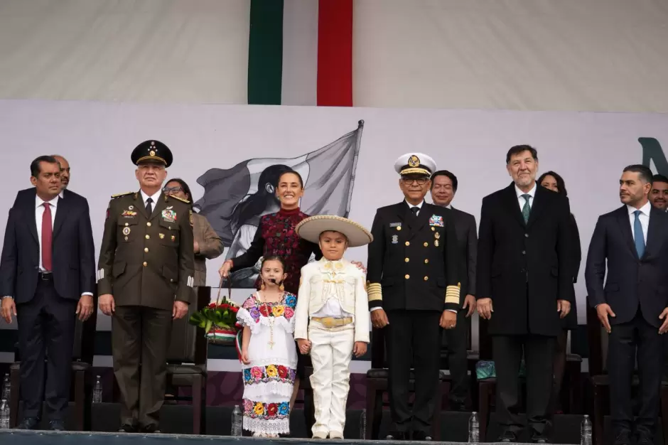 Aniversario de la Revoluci�n Mexicana, la Presidenta de M�xico, Claudia Sheinbaum
