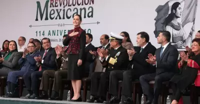 Aniversario de la Revoluci�n Mexicana, la Presidenta de M�xico, Claudia Sheinbau